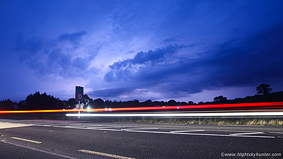 Emyvale Night Time Lightning Display - August 14th 2022